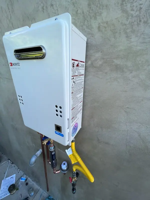 Tankless water heater installation for Bear Valley homes